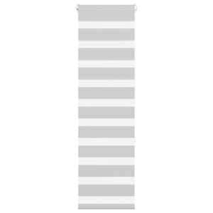 Zebra roleta světle šedá 50x150 cm šířka látky 45,9cm polyester - obrázek 1