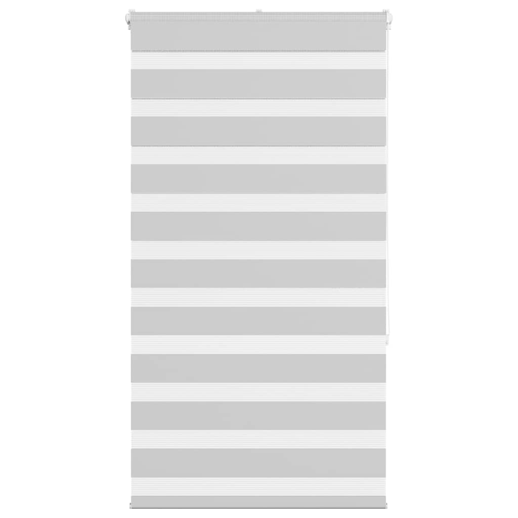 vidaXL Zebra roleta svetlosivá 75x150cm šírka látky 70,9 cm polyester