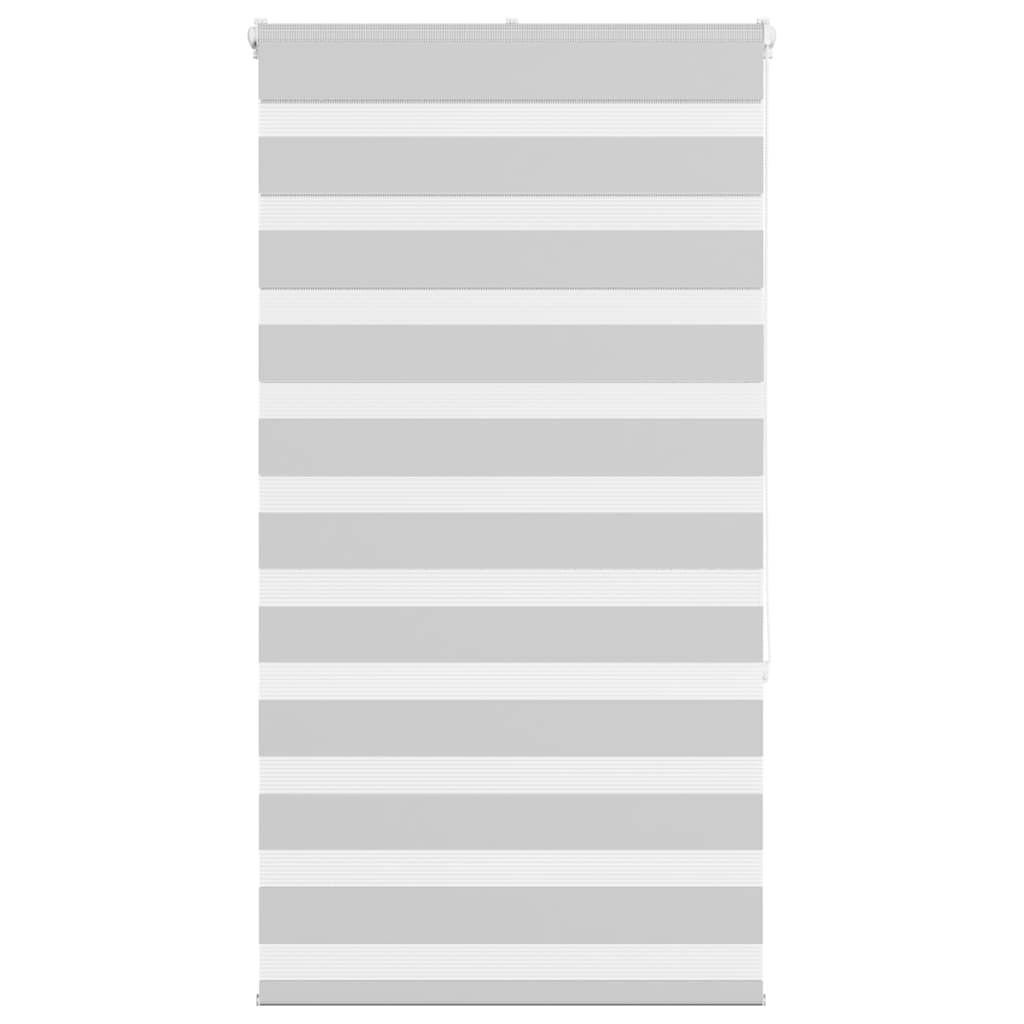 vidaXL Zebra roleta svetlosivá 85x150cm šírka látky 80,9 cm polyester