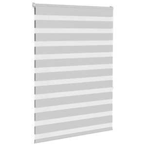 Zebra roleta světle šedá 100x150cm šířka látky 95,9cm polyester - obrázek 3