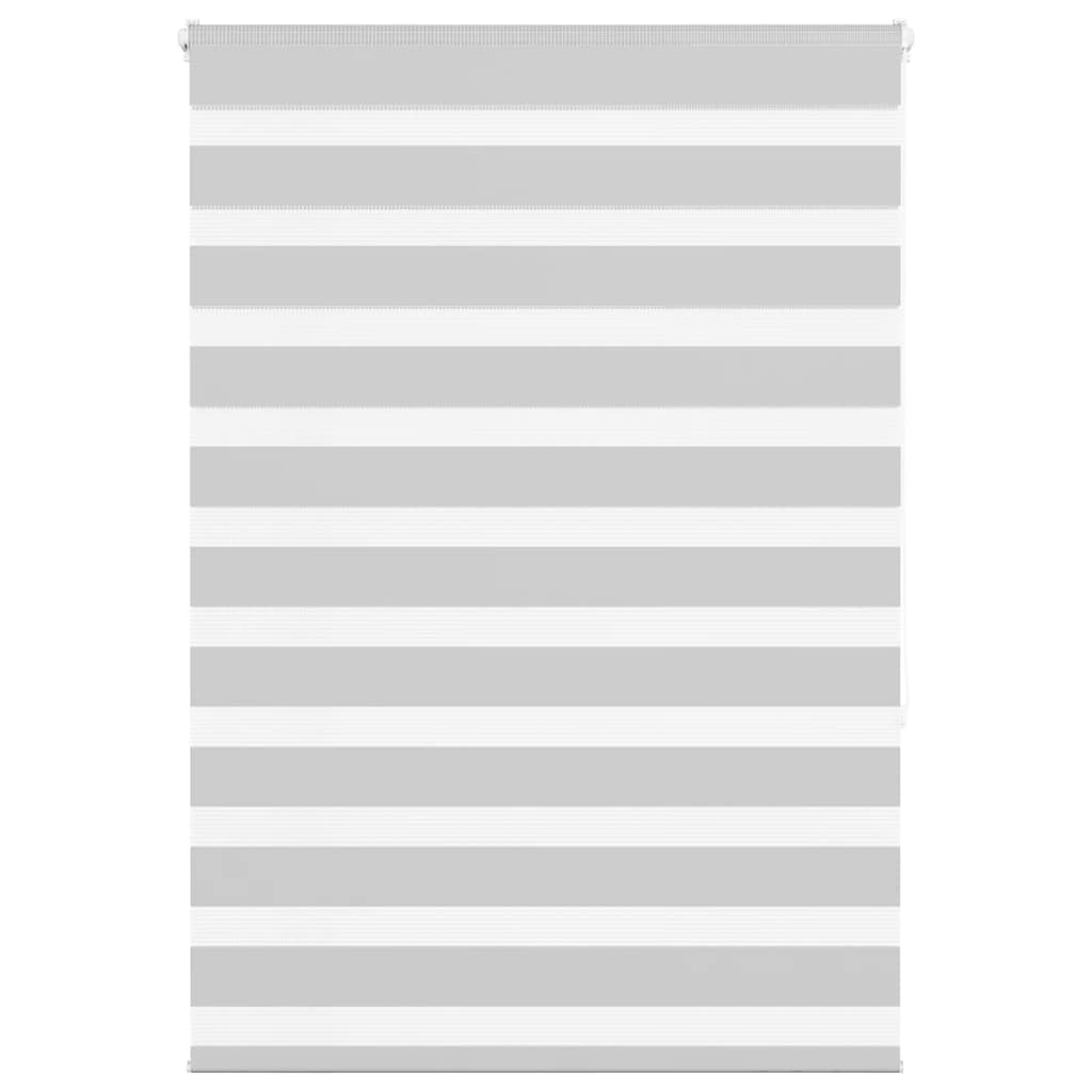 vidaXL Zebra roleta svetlosivá 115x150cm šírka látky 110,9cm polyester
