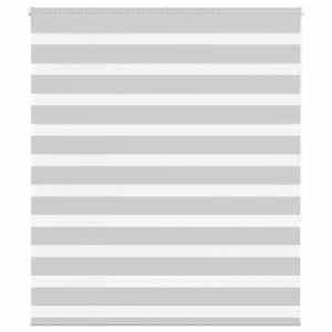 Zebra senčilo svetlo sivo 125x150 cm tkanina širina 120,9 cm