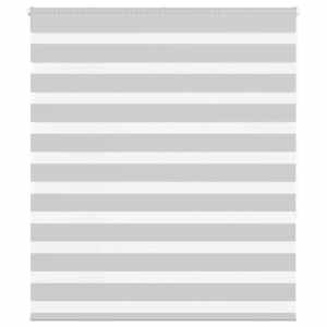 Zebra senčilo svetlo sivo 130x150 cm tkanina širina 125,9 cm