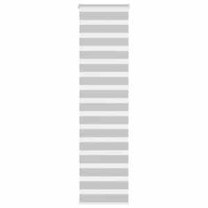 Zebra roleta světle šedá 55x200 cm šířka látky 50,9cm polyester - obrázek 1
