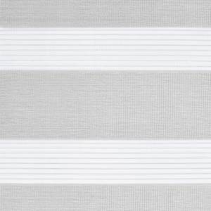 Zebra roleta světle šedá 55x200 cm šířka látky 50,9cm polyester - obrázek 15