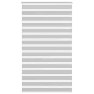 Zebra senčilo svetlo sivo 135x200 cm tkanina širina 130,9 cm