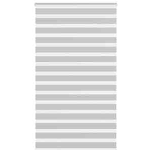 Zebra senčilo svetlo sivo 125x230 cm tkanina širina 120,9 cm