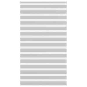 Zebra senčilo svetlo sivo 135x230 cm tkanina širina 130,9 cm