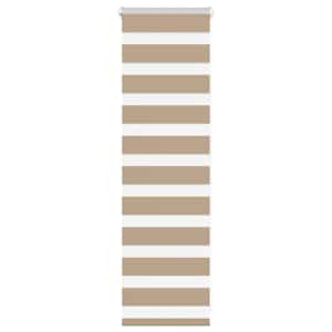 Zebra roleta pískově hnědá šířka látky 40,9 cm polyester - obrázek 1