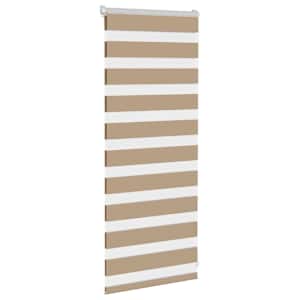Zebra roleta pískově hnědá šířka látky 55,9 cm polyester - obrázek 3