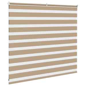 Zebra roleta pískově hnědá šířka látky 155,9 cm polyester - obrázek 4