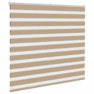 Zebra roleta pískově hnědá šířka látky 160,9 cm polyester - obrázek 3