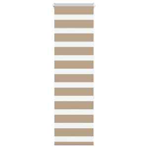 Zebra zavesa peščeno rjava 45x150 cm širina blaga 40,9 cm poliester