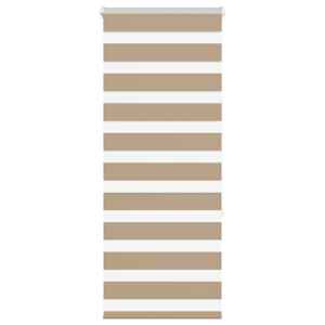 Zebra roleta pískově hnědá šířka látky 60,9 cm polyester - obrázek 1