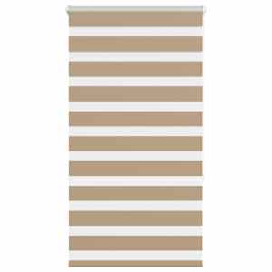 Zebra roleta pískově hnědá šířka látky 75,9 cm polyester - obrázek 1