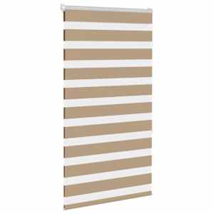 Zebra roleta pískově hnědá šířka látky 75,9 cm polyester - obrázek 3