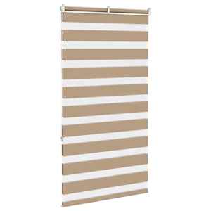 Zebra roleta pískově hnědá šířka látky 75,9 cm polyester - obrázek 4