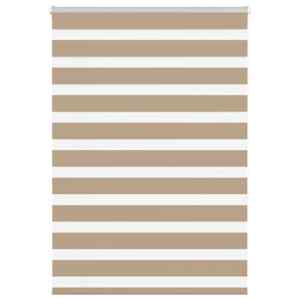 Zebra senčilo peščeno rjava 100x150 cm tkanina širina 95,9 cm