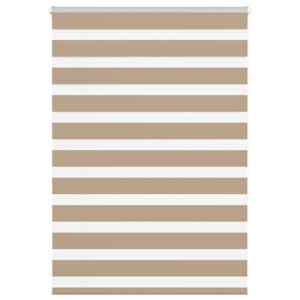 Zebra senčilo peščeno rjava 105x150 cm tkanina širina 100,9 cm