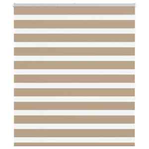 Zebra senčilo peščeno rjava 120x150 cm tkanina širina 115,9 cm