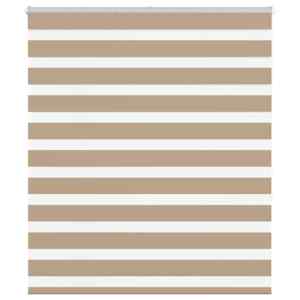 Zebra senčilo peščeno rjava 135x150 cm tkanina širina 130,9 cm