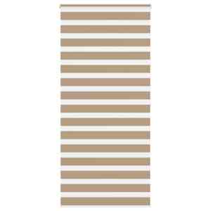 Zebra roleta pískově hnědá šířka látky 90,9 cm polyester - obrázek 1
