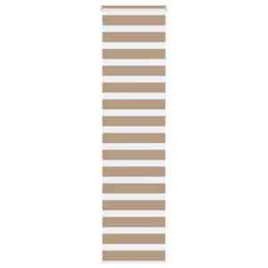 Zebra zavesa peščeno rjava 60x230 cm širina blaga 55,9 cm poliester