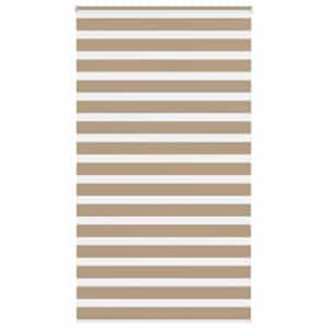 Zebra zavesa peščeno rjava 135x230 cm Širina blaga 130,9 cm Poliester