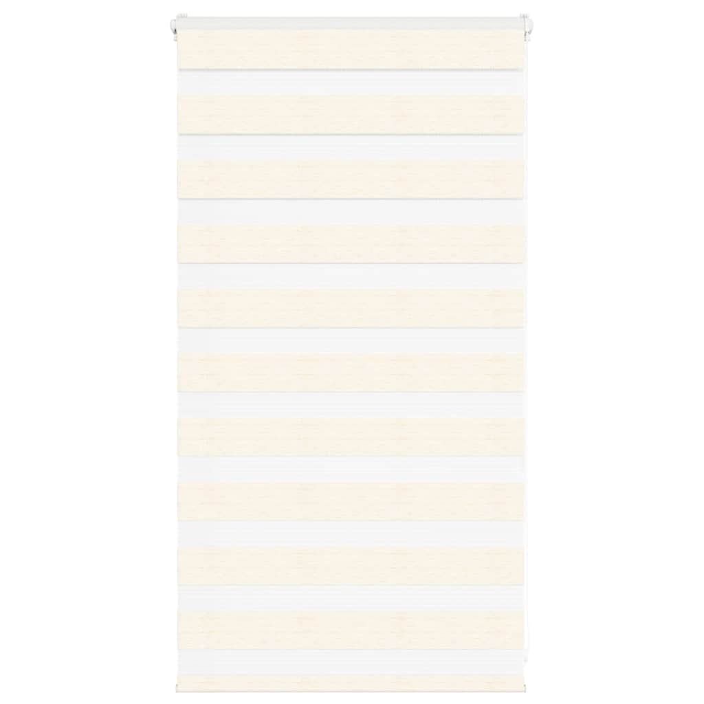 vidaXL Zebrarollo Marmorbeige 85x100 cm Stoffbreite 80,9 cm Polyester