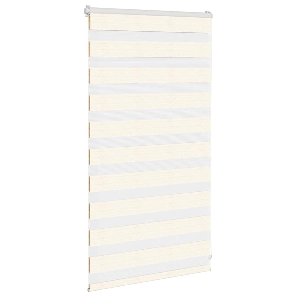 Thumbnail - vidaXL Zebrarollo Marmorbeige 85x100 cm Stoffbreite 80,9 cm Polyester