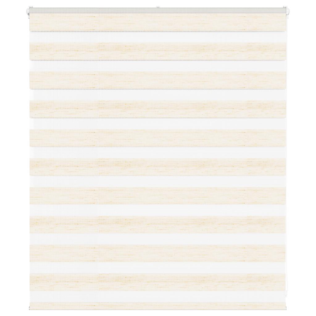 vidaXL Zebrarollo Marmorbeige 135x100cm Stoffbreite 130,9 cm Polyester