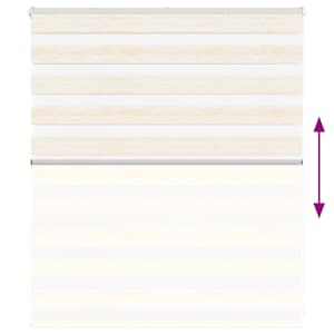 Zebra roleta mramorově béžová šířka látky 130,9 cm polyester - obrázek 5