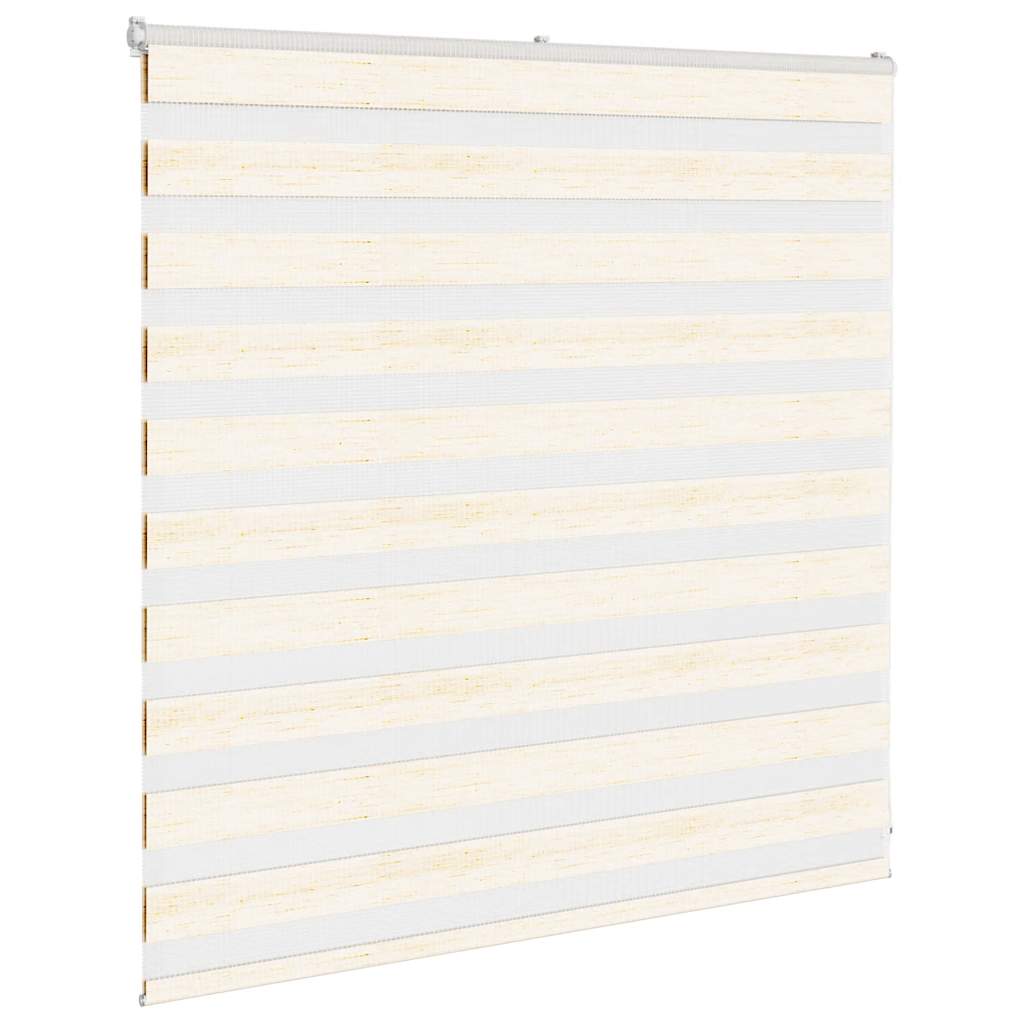 Thumbnail - vidaXL Zebrarollo Marmorbeige 145x100cm Stoffbreite 140,9 cm Polyester