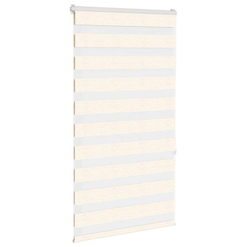 Thumbnail - vidaXL Doppelrollo Marmorbeige 70x150 cm Stoffbreite 65,9 cm Polyester