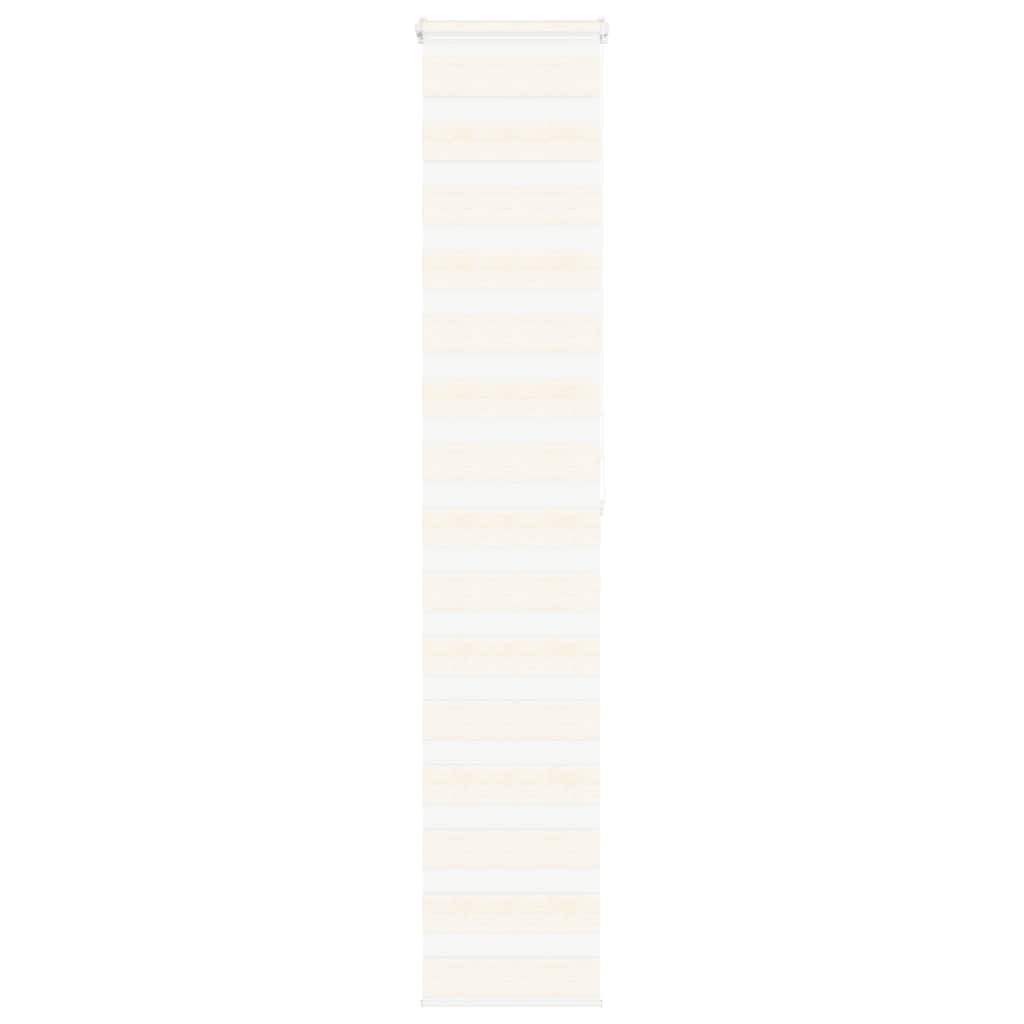 vidaXL Zebrarollo Marmorbeige 40x200 cm Stoffbreite 35,9 cm Polyester