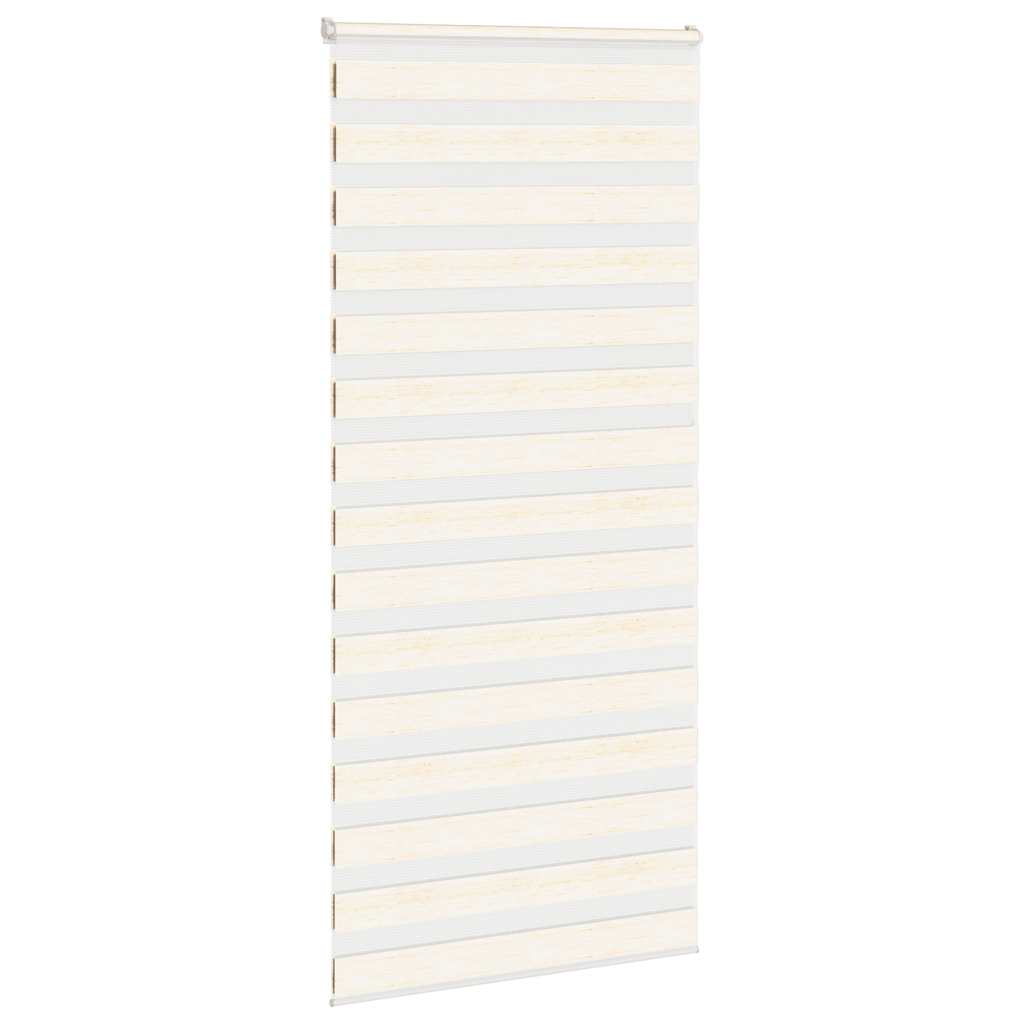 Thumbnail - vidaXL Doppelrollo Marmorbeige 110x200cm Stoffbreite 105,9 cm Polyester