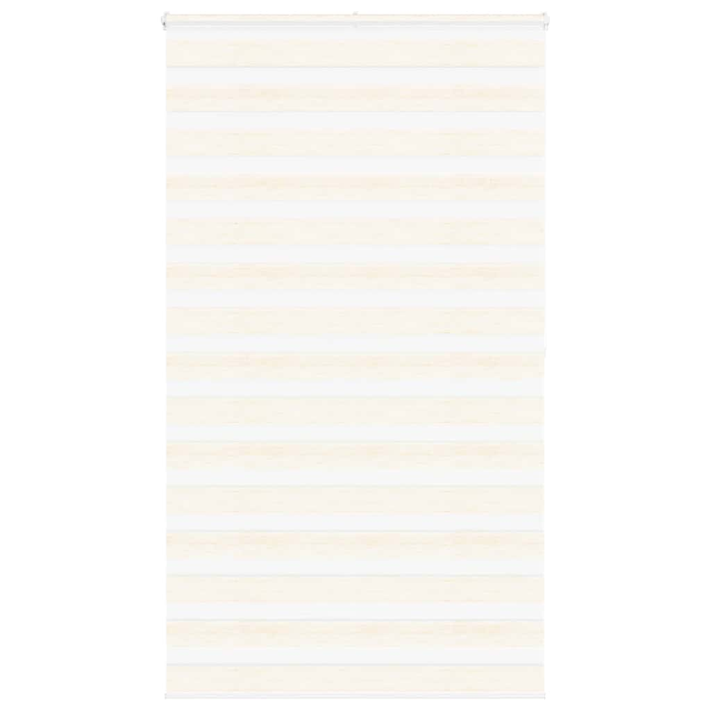 vidaXL Zebrarollo Marmorbeige 130x200cm Stoffbreite 125,9 cm Polyester