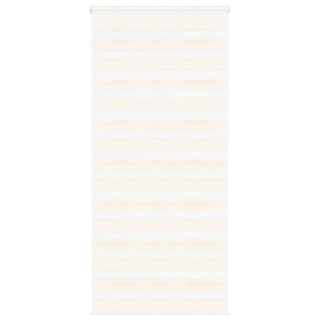 vidaXL Zebrarollo Marmorbeige 100x230 cm Stoffbreite 95,9 cm Polyester