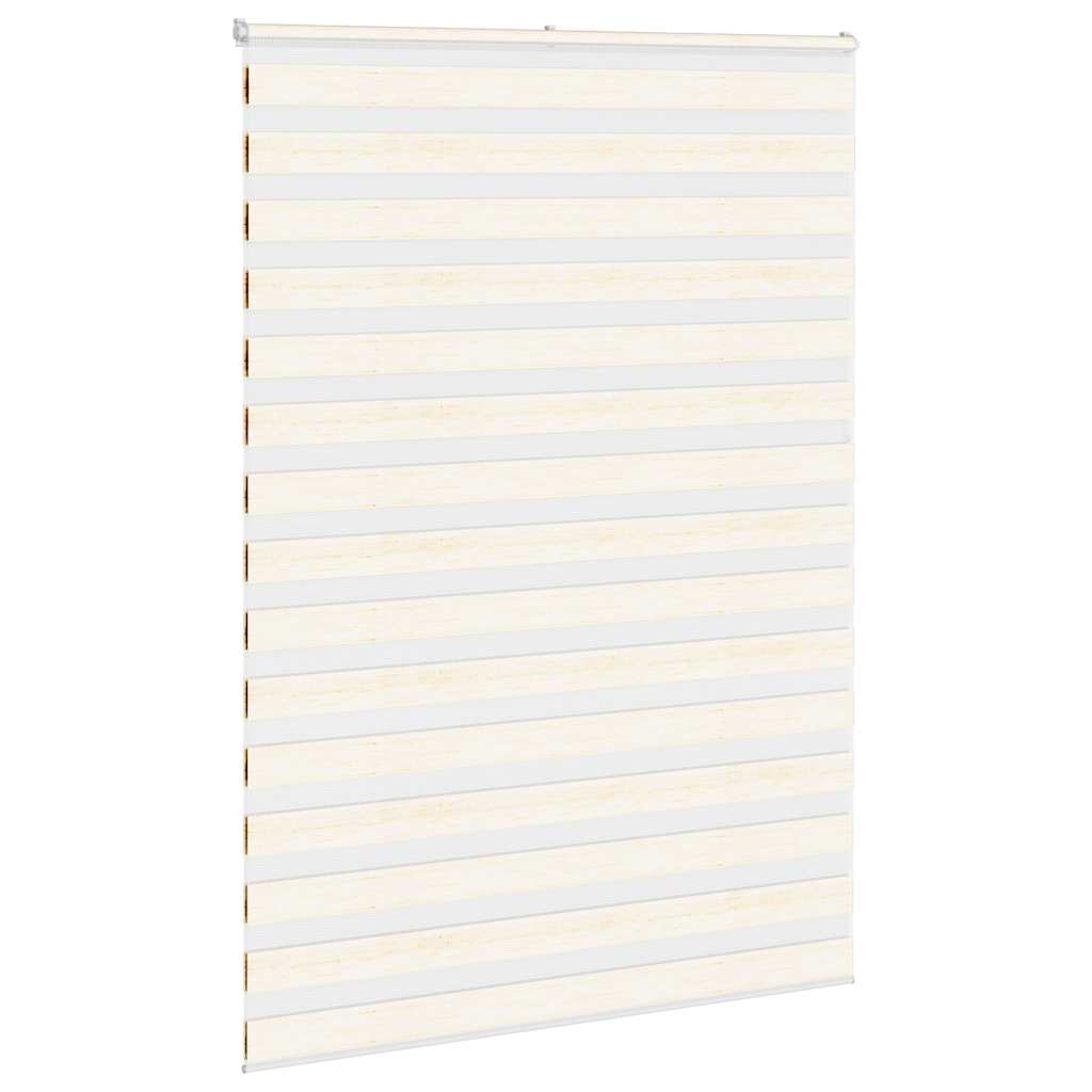 Thumbnail - vidaXL Zebrarollo Marmorbeige 160x230cm Stoffbreite 155,9 cm Polyester