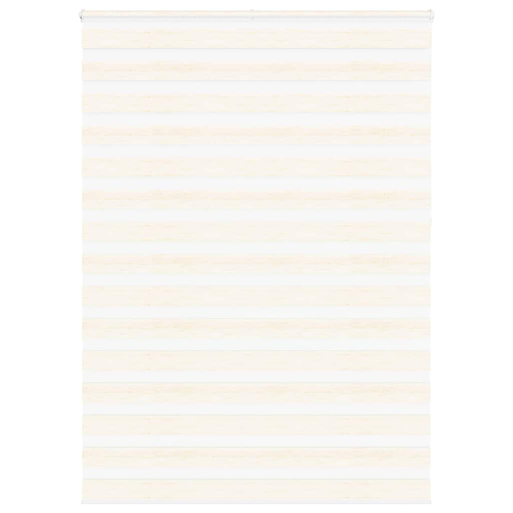 vidaXL Zebrarollo Marmorbeige 165x230cm Stoffbreite 160,9 cm Polyester