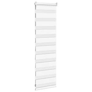 Zebra roleta bílá 50x100 cm šířka látky 45,9 cm polyester - obrázek 4