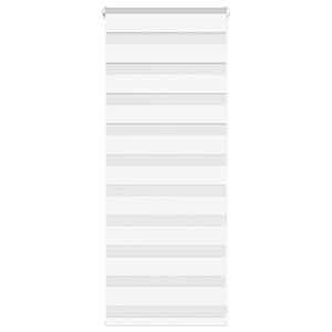 Zebra roleta bílá 65x100 cm šířka látky 60,9 cm polyester - obrázek 1