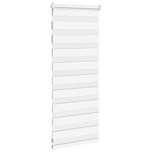 Zebra roleta bílá 65x100 cm šířka látky 60,9 cm polyester - obrázek 4