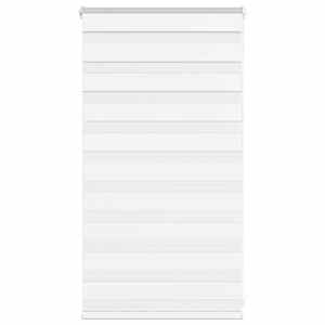 Zebra roleta bílá 70x100 cm šířka látky 65,9 cm polyester - obrázek 1