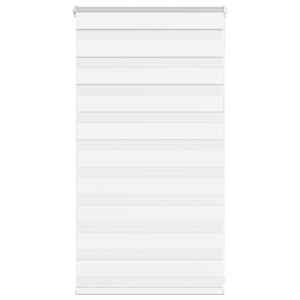 Zebra roleta bílá 75x100 cm šířka látky 70,9 cm polyester - obrázek 1