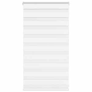 Zebra roleta bílá 85x100 cm šířka látky 80,9 cm polyester - obrázek 1