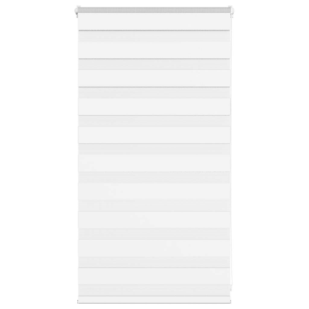 vidaXL Zebra roleta biela 90x100 cm šírka látky 85,9 cm polyester