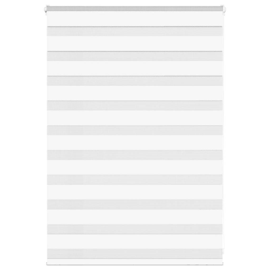 vidaXL Zebra roleta biela 95x100 cm šírka látky 90,9 cm polyester