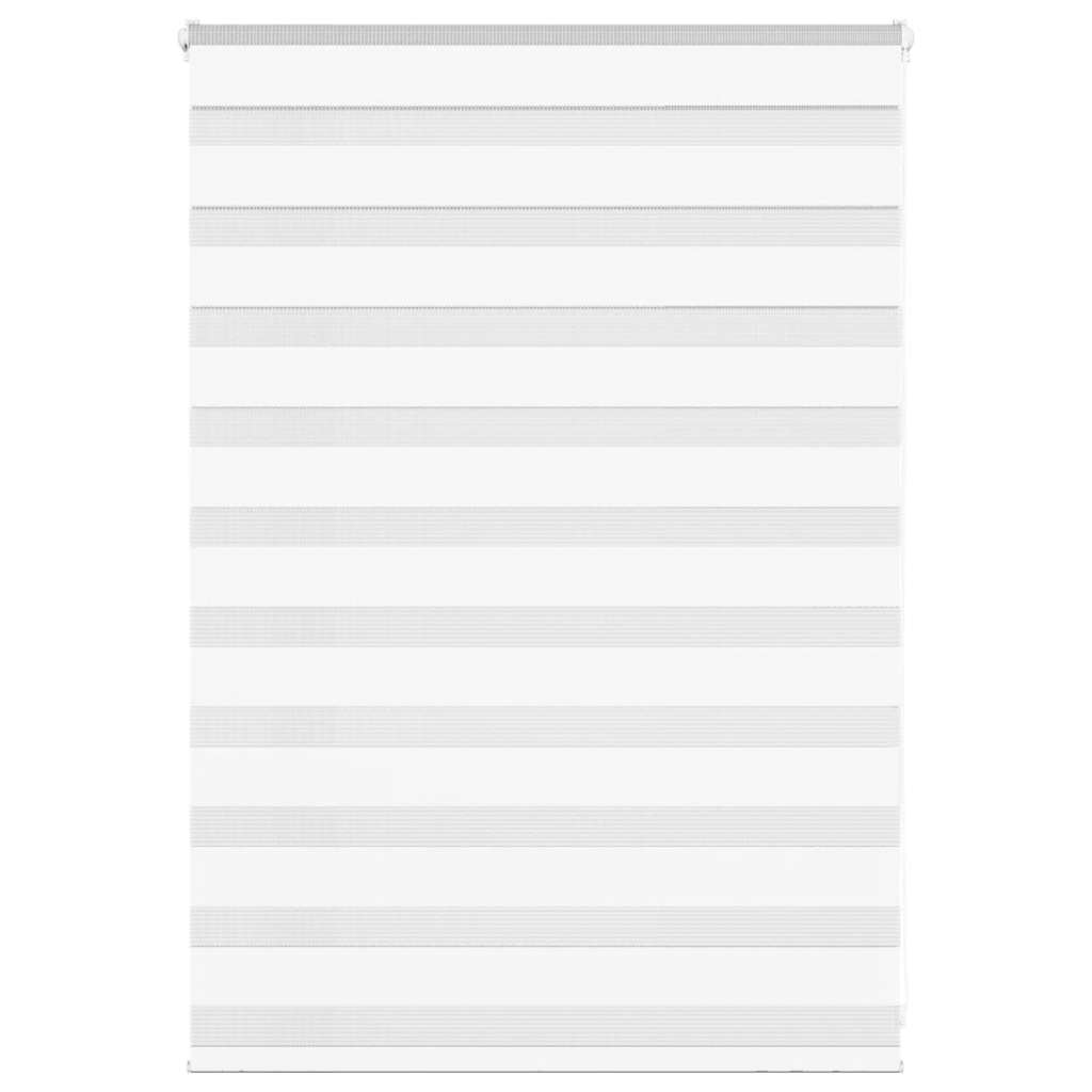 vidaXL Zebra roleta bílá 100x100 cm šířka látky 95,9 cm polyester