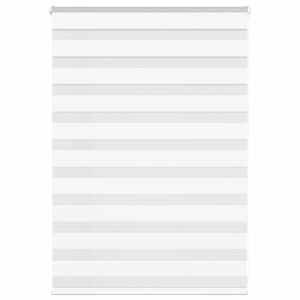 Zebra roleta bílá 100x100 cm šířka látky 95,9 cm polyester - obrázek 1